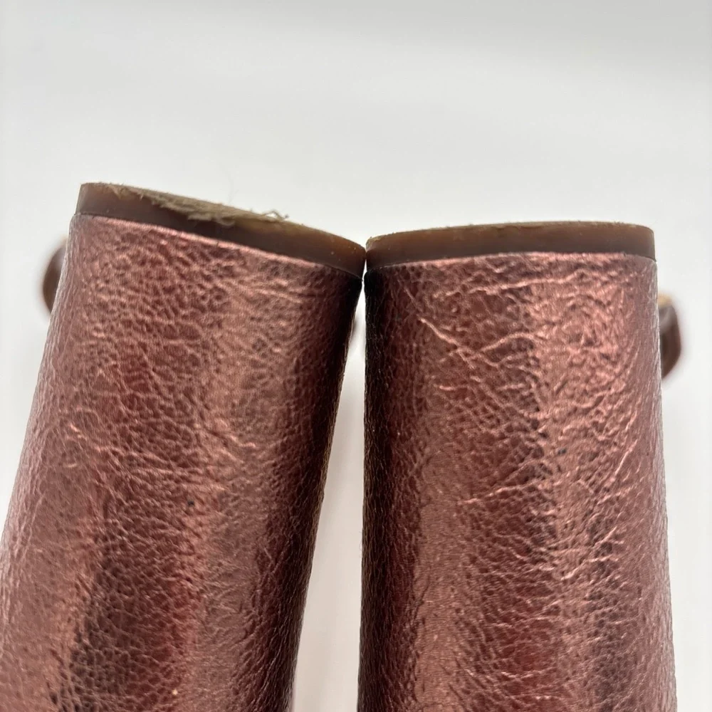 Sam Edelman Rose Gold‎ Block Heel Sandals